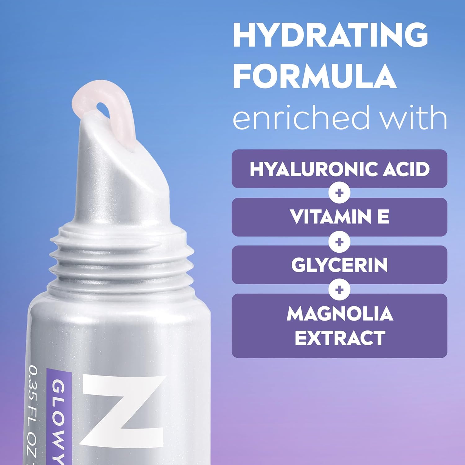 glossy finish that revives natural lip glow without color or lipstick