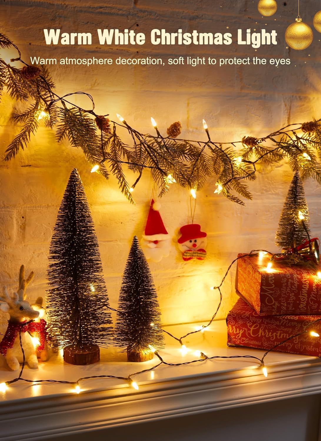 GlowGrove Fairy Lights – Thoughtful Housewarming Gift for Women, 8ft Battery Operated with Auto Timer