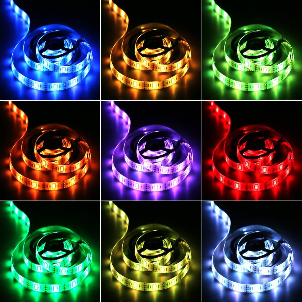 GlowVibe Cordless LED Strip – Living Room Ambient Lighting for Bookshelves and TV Backdrops