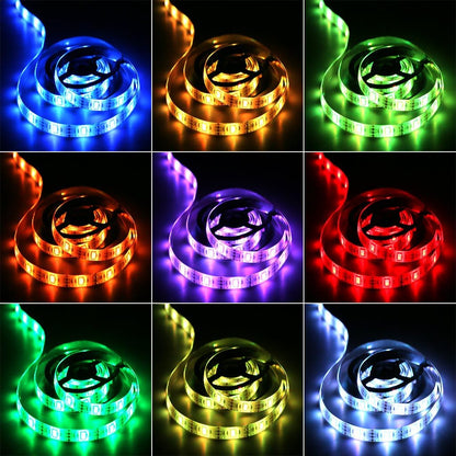 GlowVibe Cordless LED Strip – Living Room Ambient Lighting for Bookshelves and TV Backdrops