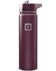 Burgundy - 24 Ounces - Straw - 24 Oz (1 Lid)