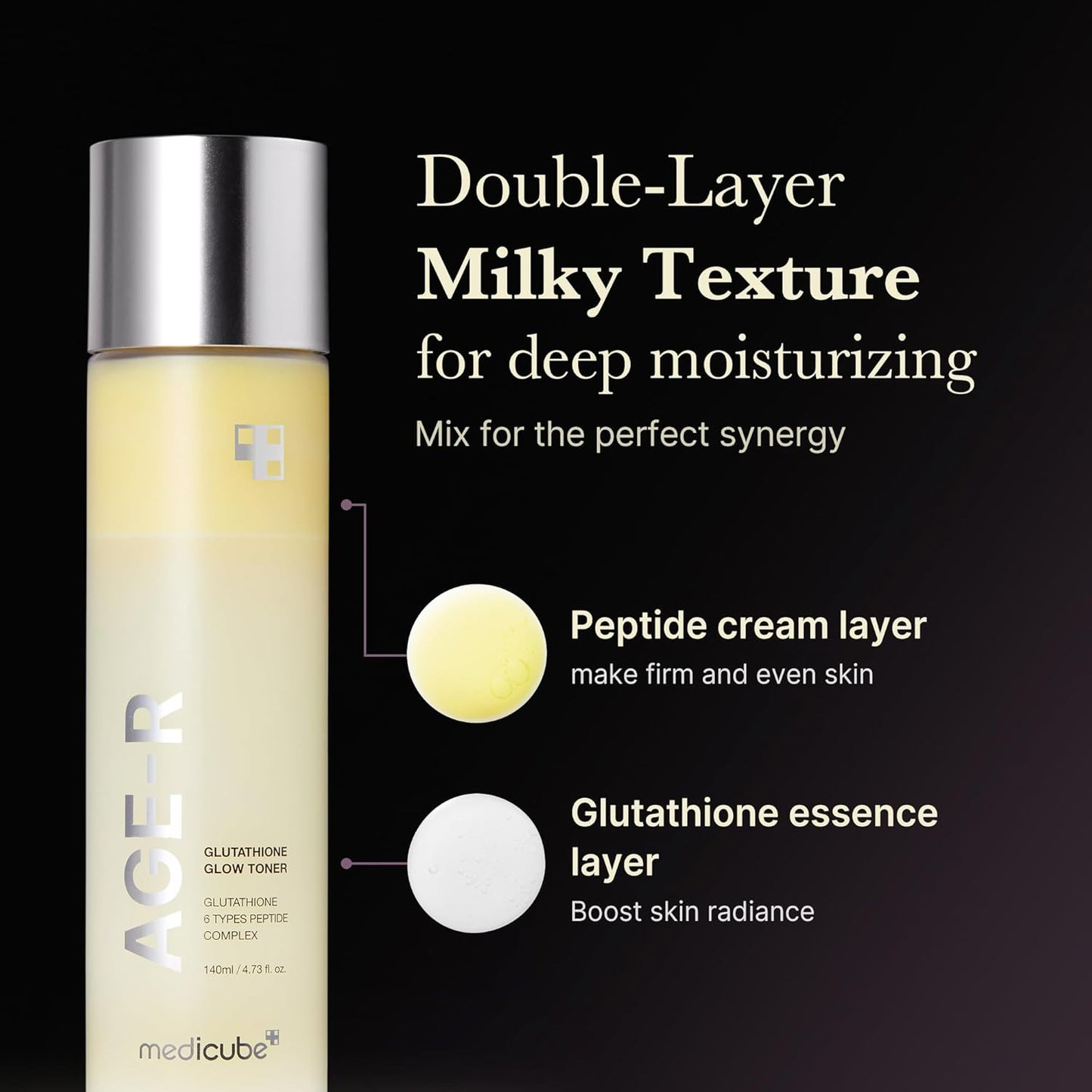 glutathione active ingredient for brightening and even skin tone