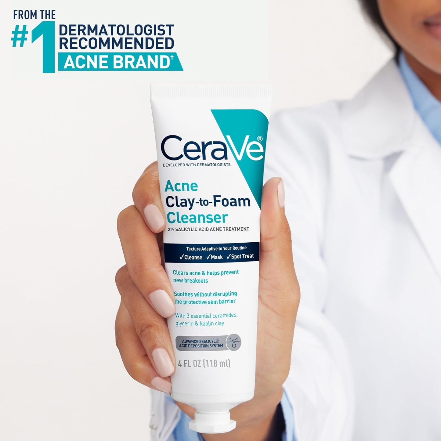glycerin for 24-hour hydration alongside active acne treatment