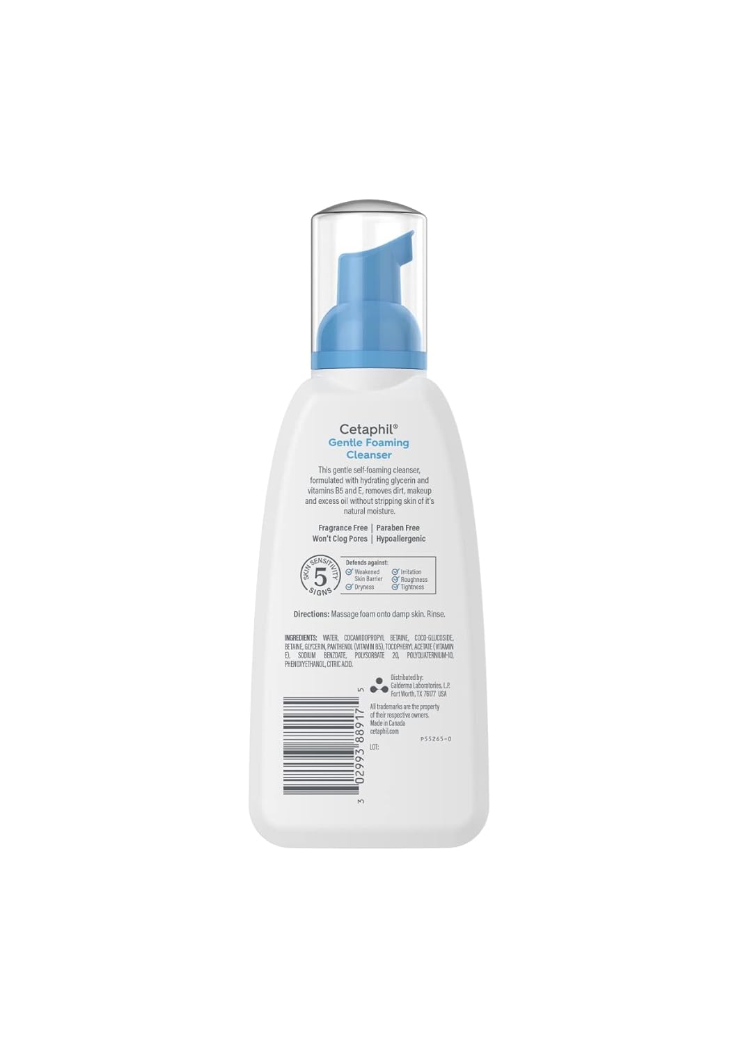 glycerin, vitamin b5, and vitamin e skin-conditioning complex