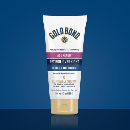 Gold Bond Age Renew Day & Night Duo Lotion – Clinical-Grade Anti-Aging Gift Set for an Elevated Vanity