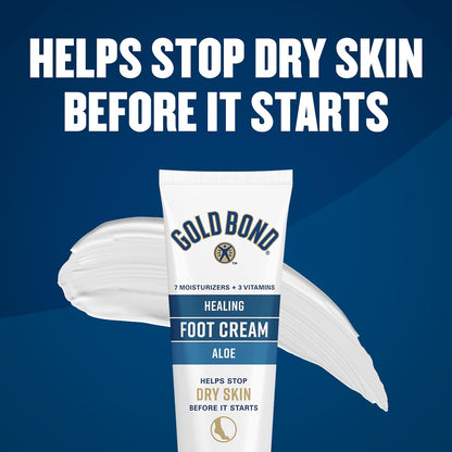 Gold Bond Healing Foot Cream – Post-Shower Foot Treatment for Mindful Skincare Routine, 4 oz