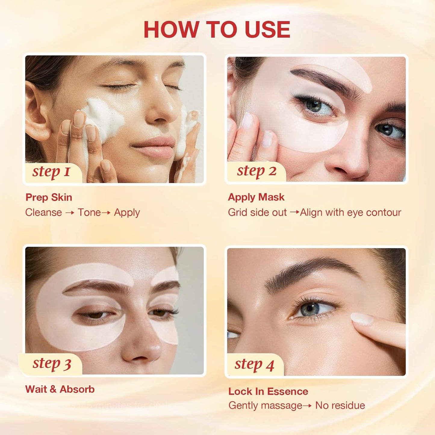 GONIM 360° Under Eye Patches – Thoughtful Birthday Gift for Her, Luxury Anti-Aging Eye Mask for Mom and Friends