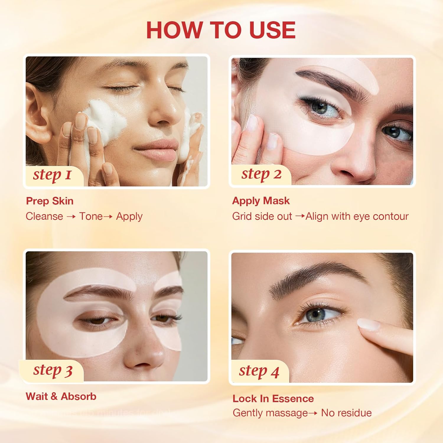 GONIM 360° Under Eye Patches – Thoughtful Birthday Gift for Her, Luxury Anti-Aging Eye Mask for Mom and Friends