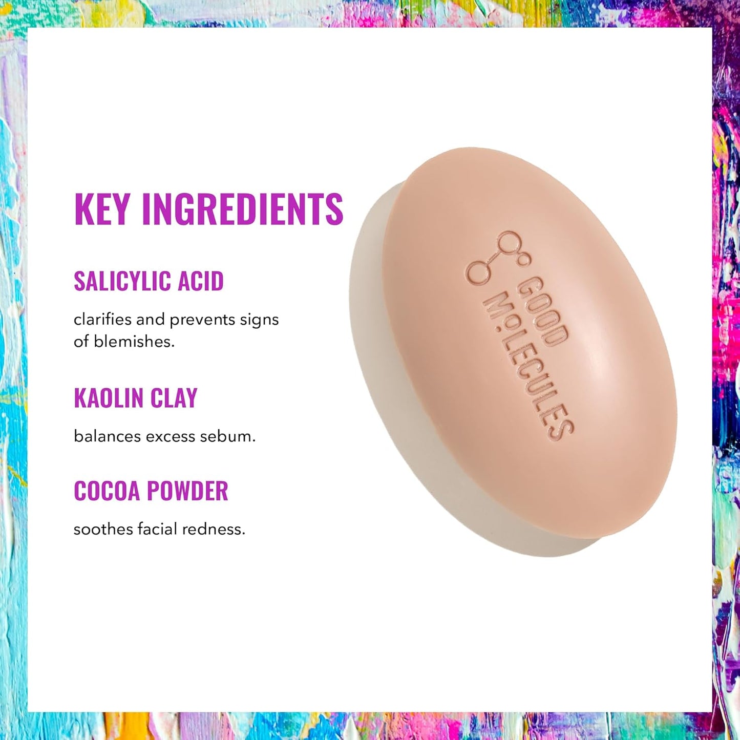 Good Molecules Clarify and Cleanse Bar — Mindful Daily Cleansing Ritual for Balanced Skin