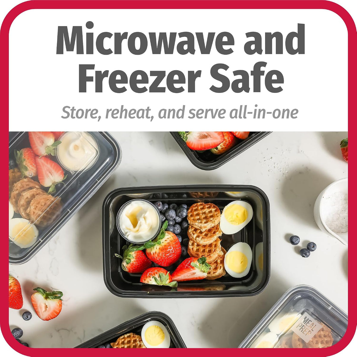 GoodCook Meal Prep Containers – Commute-Ready Lunch Box for the 9-to-5 Routine