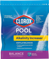 Clorox Pool & Spa Alkalinity Increaser – Outdoor Backyard Pool Care, Raises Low TA and Stabilizes pH
