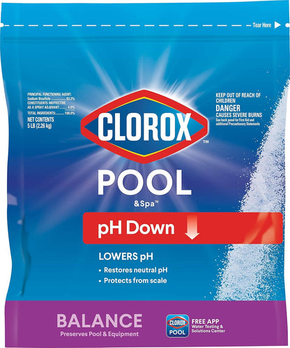 granular sodium bisulfate formula that lowers ph on contact