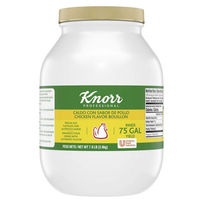 granulated bouillon format that measures and dispenses cleanly from a resealable container