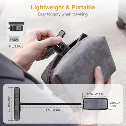 Gritin Clip On Book Reading Light with 3 Color Modes – Cozy Valentine's Day Gift for Her and Book Lovers