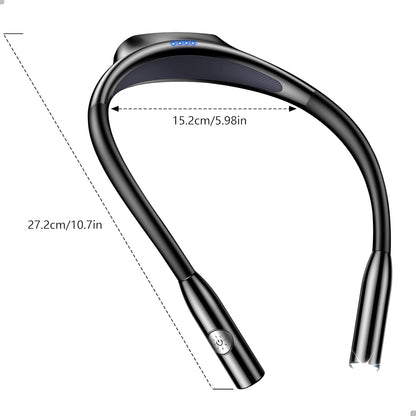 Gritin LED Neck Reading Light – Romantic Valentine's Day Gift for Her, Eye-Caring Amber Light for Reading in Bed