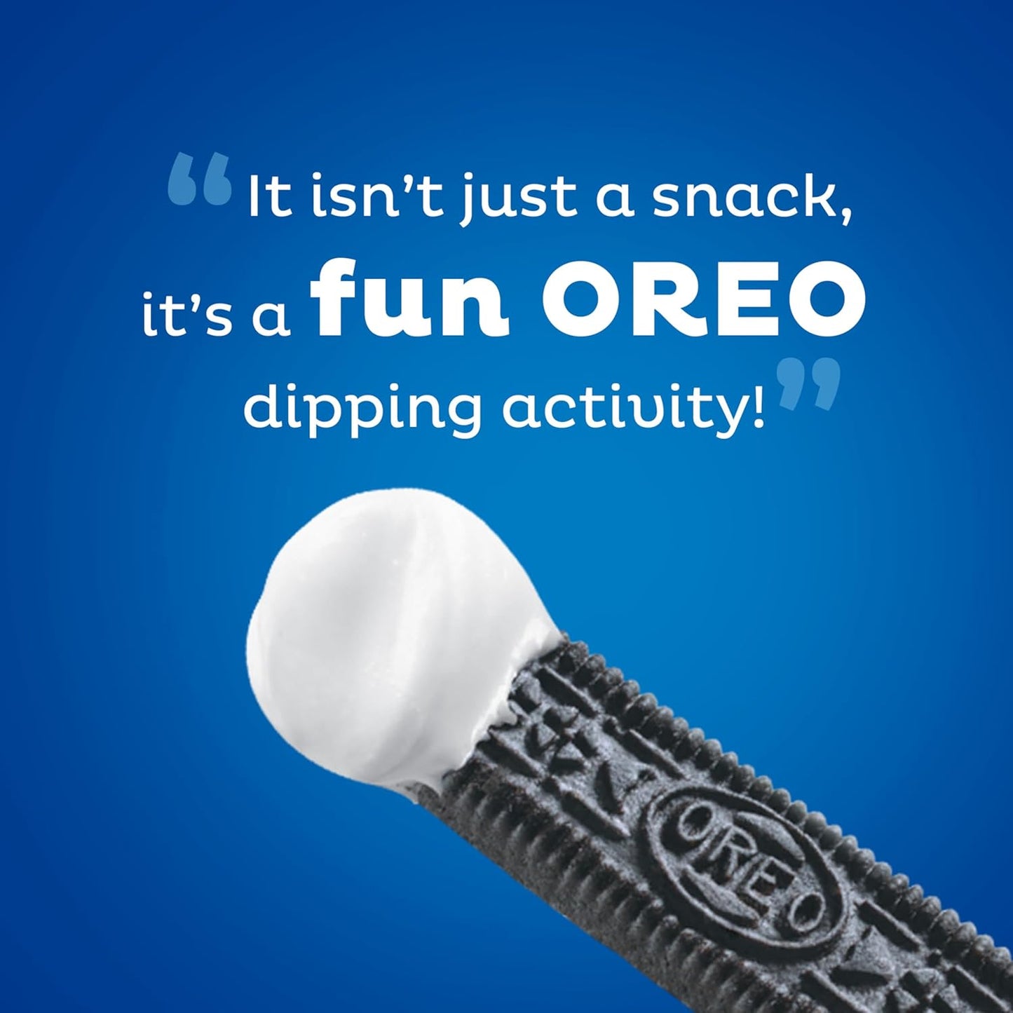 Handi-Snacks OREO Cookie Sticks 'N Creme Dip Snack Packs as Birthday Party Favors, Classroom Treats, and Holiday Stocking Stuffers, 20 Pack