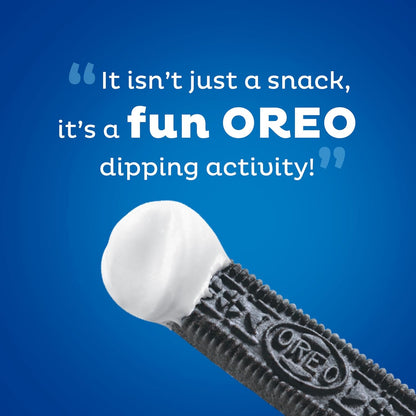 Handi-Snacks OREO Cookie Sticks 'N Creme Dip Snack Packs as Birthday Party Favors, Classroom Treats, and Holiday Stocking Stuffers, 20 Pack