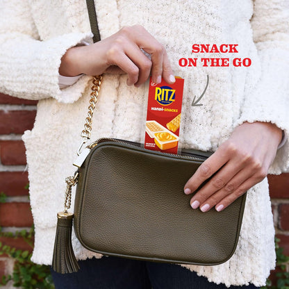 Handi-Snacks RITZ Crackers and Cheese Dip Snack Packs – No-Refrigeration Road Trip Snack for the Car, 20 Single-Serve