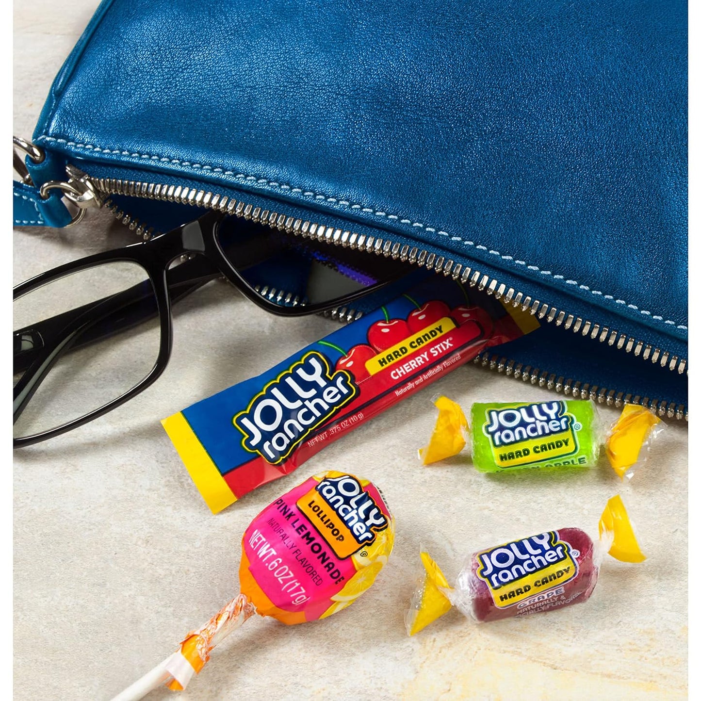 hard candy consistency that is shelf-stable and heat-resistant for outdoor or car use