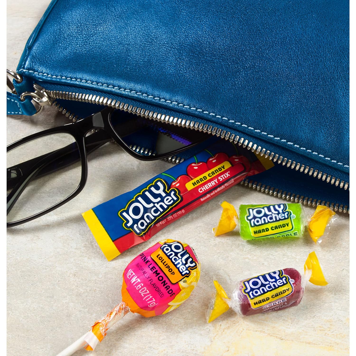 hard candy consistency that is shelf-stable and heat-resistant for outdoor or car use