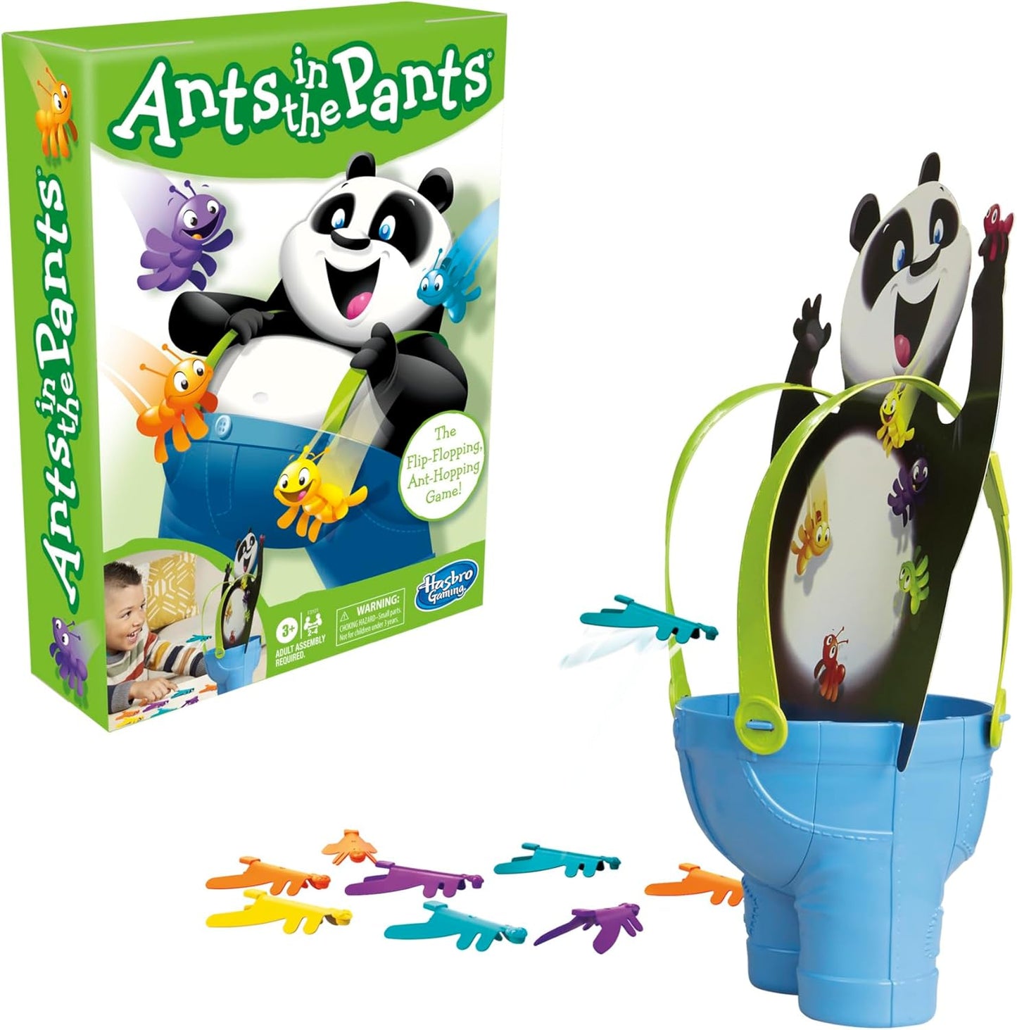 Hasbro Gaming Ants in The Pants Preschool Game – No-Reading Indoor Activity Safe for Playroom and Kids Bedroom Ages 3+