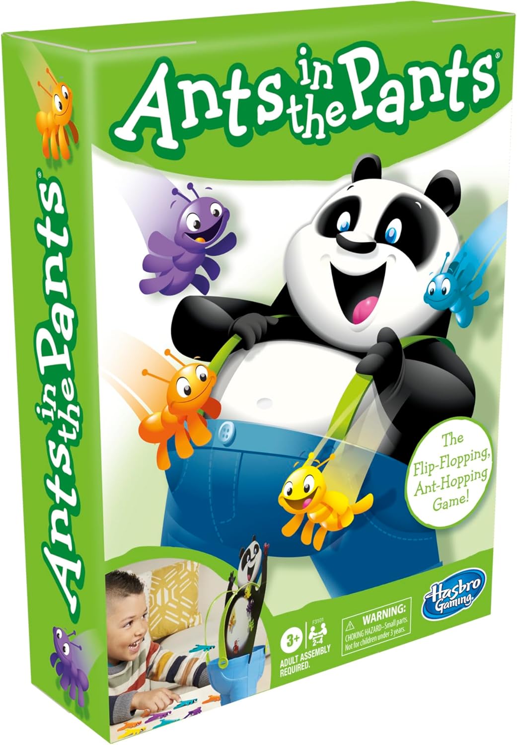 Hasbro Gaming Ants in The Pants Preschool Game – No-Reading Indoor Activity Safe for Playroom and Kids Bedroom Ages 3+