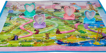Hasbro Gaming Chutes and Ladders Disney Princess Edition – Safe Preschool Board Game for Kids Ages 3+, Playroom and Family Game Night Activity for 2-4 Players