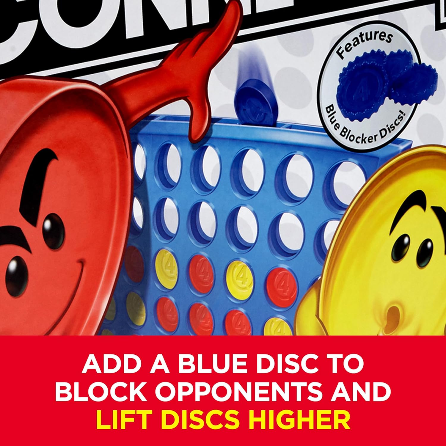 Hasbro Gaming Connect 4 Quick Strategy Break Game for Office Break Rooms and Dorm Study Desks