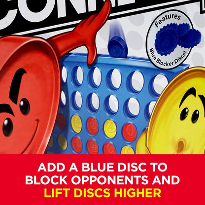 Hasbro Gaming Connect 4 Quick Strategy Break Game for Office Break Rooms and Dorm Study Desks
