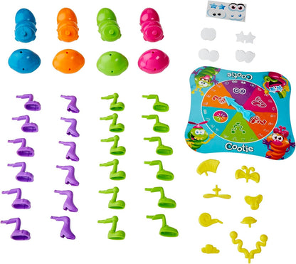 Hasbro Gaming Cootie Bug-Building Game – Chunky Safe Plastic Pieces for Kids 3-5, No Small Parts Hazard in Playroom