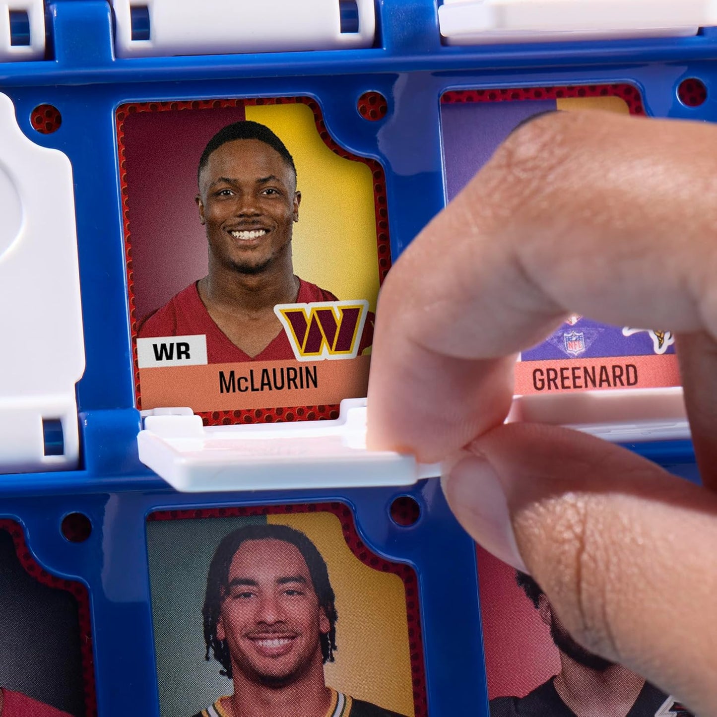 Hasbro Gaming Guess Who? NFL Edition Board Game – Safe Indoor Activity for Kids Age 6+ in Playroom and Bedroom