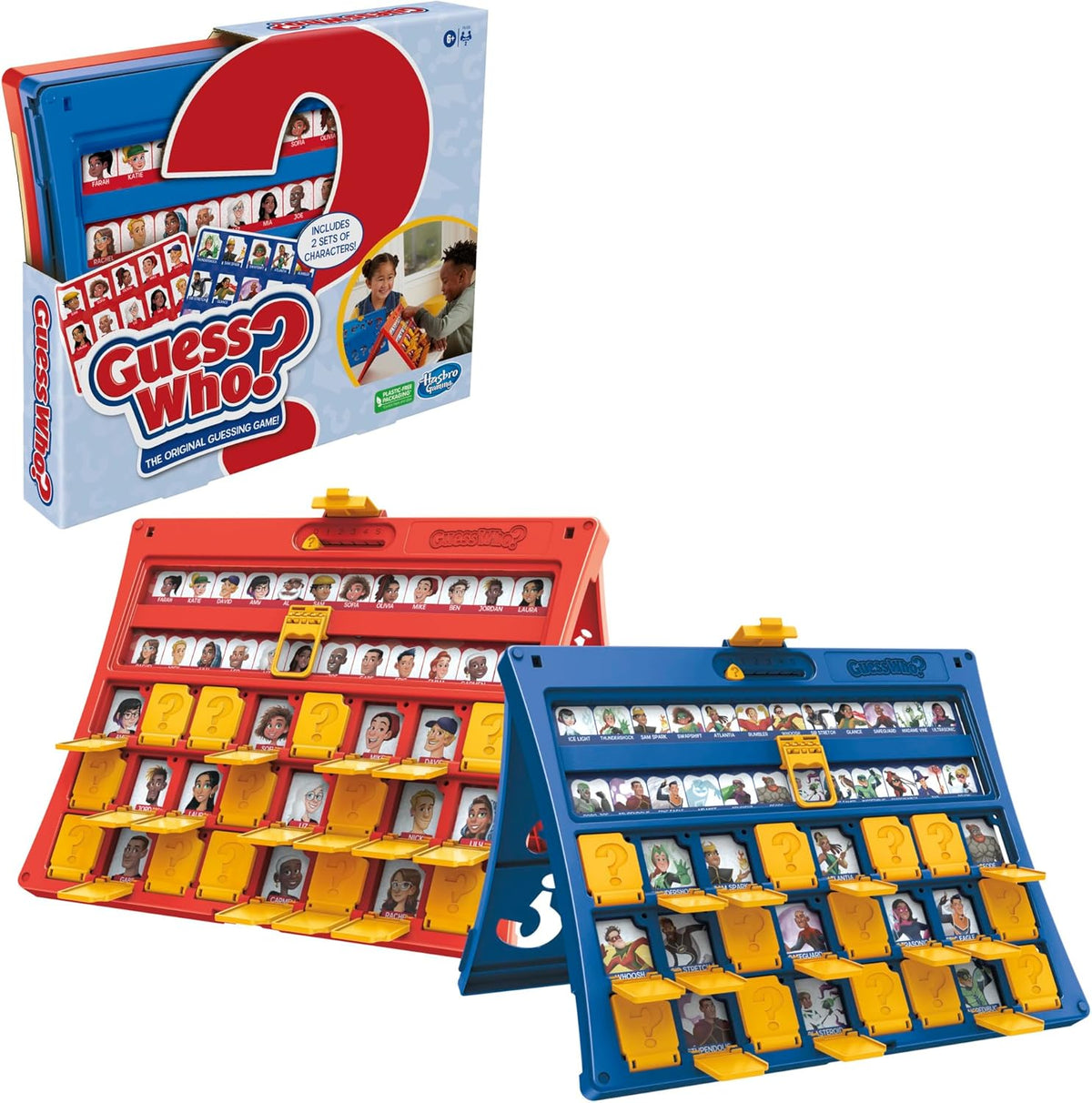 Hasbro Gaming Guess Who? Original – Classroom Board Game for Elementary Teachers, After-School and Daycare Use