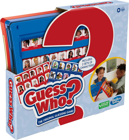 Hasbro Gaming Guess Who? Original – Classroom Board Game for Elementary Teachers, After-School and Daycare Use