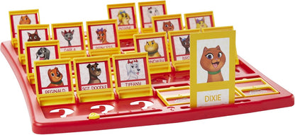 Hasbro Gaming Guess Who? People + Pets – Single-Box 2-Player Game, Compact 10.5-Inch Storage, No Extra Pieces to Lose