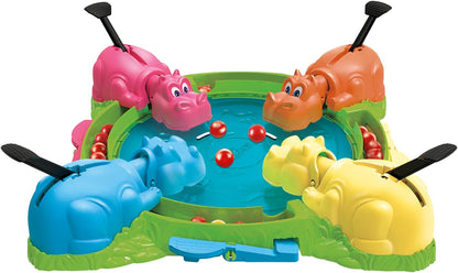 Hasbro Gaming Hungry Hungry Hippos Game – Nostalgic Birthday Gift for 4 Year Old Boy or Girl, Classic Marble Chomping Family Activity