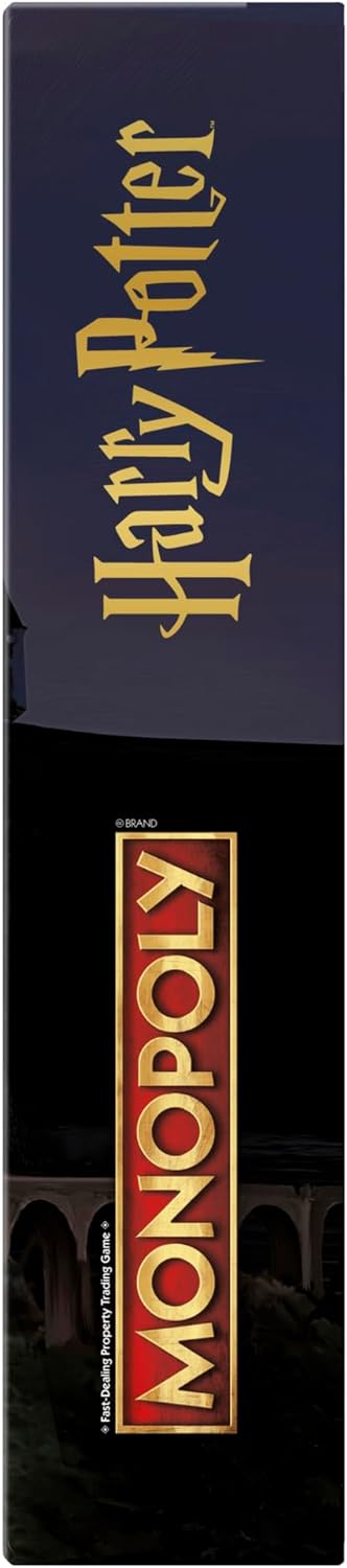 Hasbro Gaming Monopoly Harry Potter Edition Board Game – Magical Birthday Gift for Her, Mom, and Women Who Love the Wizarding World