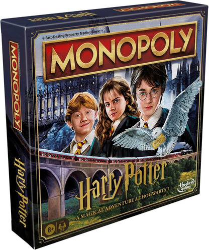 Hasbro Gaming Monopoly Harry Potter Edition Board Game – Magical Birthday Gift for Her, Mom, and Women Who Love the Wizarding World