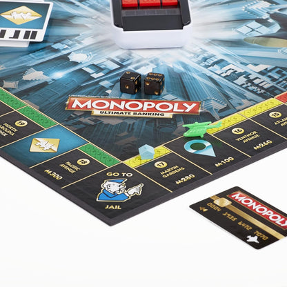 Hasbro Gaming Monopoly Ultimate Banking Edition – Premium Birthday Gift for Kids 8+ Who Love Board Games