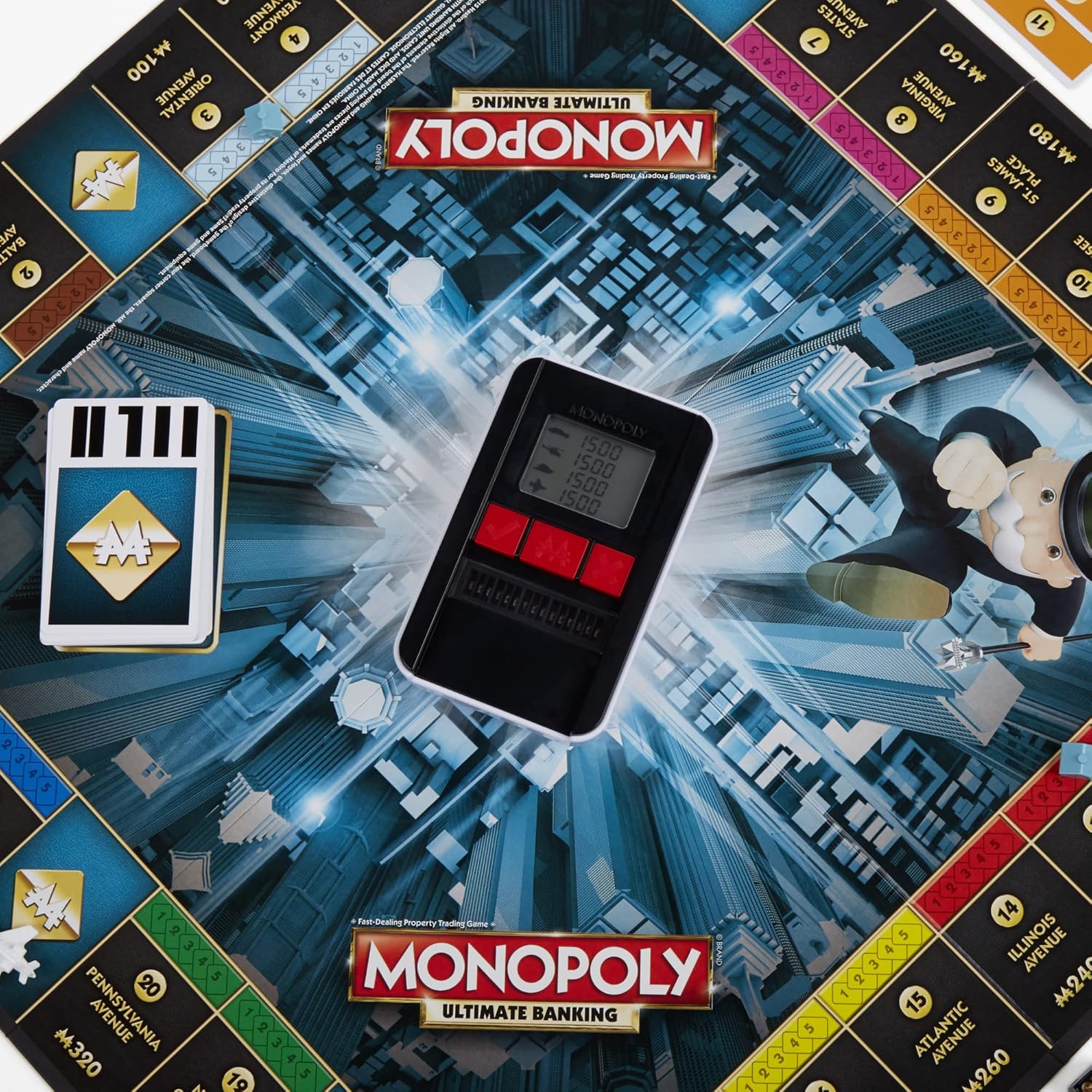 Hasbro Gaming Monopoly Ultimate Banking Edition – Premium Birthday Gift for Kids 8+ Who Love Board Games