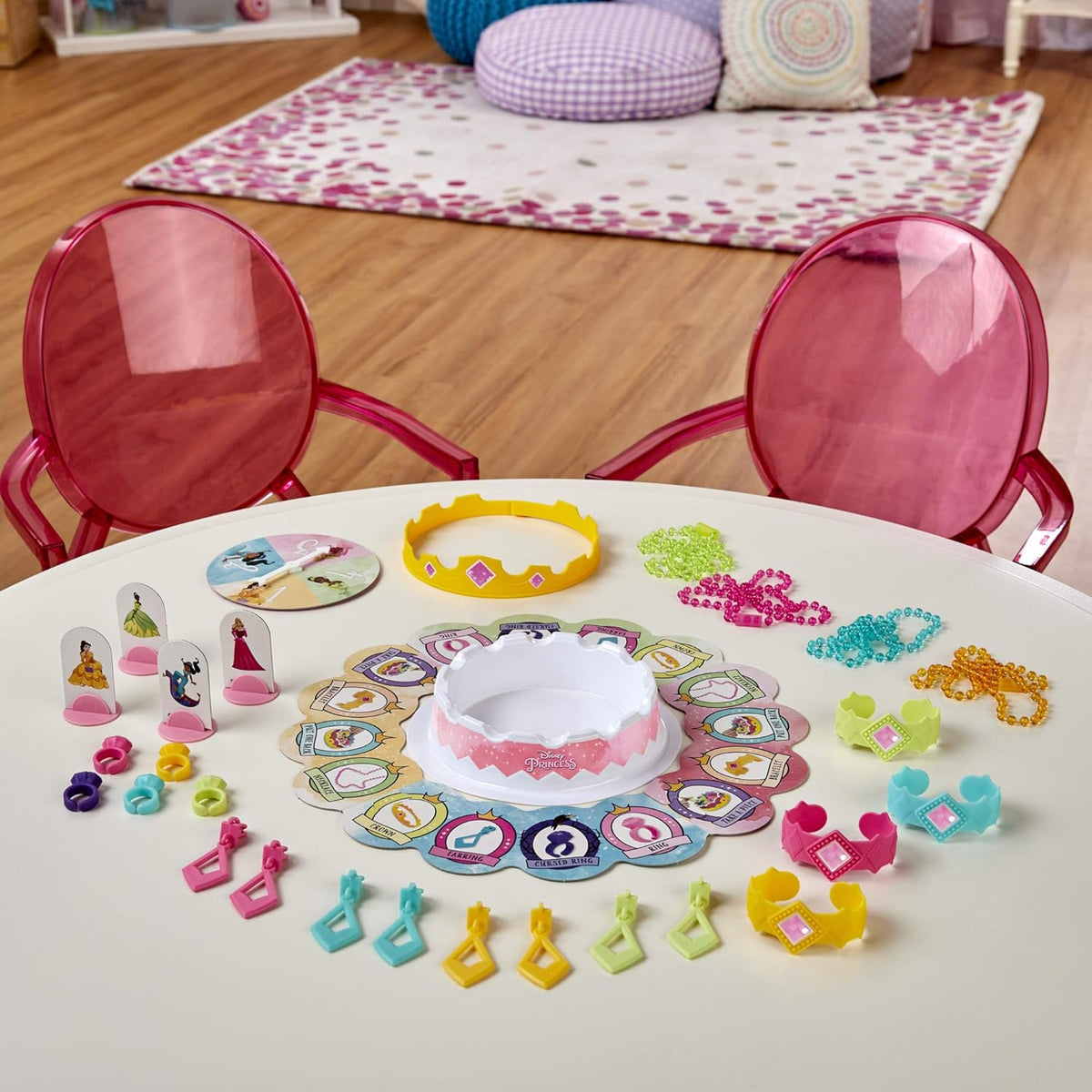 Hasbro Gaming Pretty Pretty Princess Disney Game – Calming Turn-Taking Game for Kids' Wind-Down Time