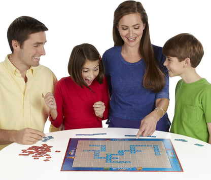 Hasbro Gaming Scrabble Junior Board Game – Simple Two-Sided Word Game with a Compact, Tidy Box