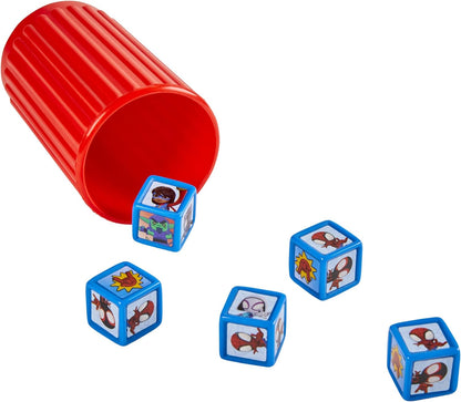 Hasbro Gaming Spidey and His Amazing Friends Yahtzee Jr. Marvel Edition Board Game – No Batteries Needed Safe Indoor Play for Kids Ages 4+