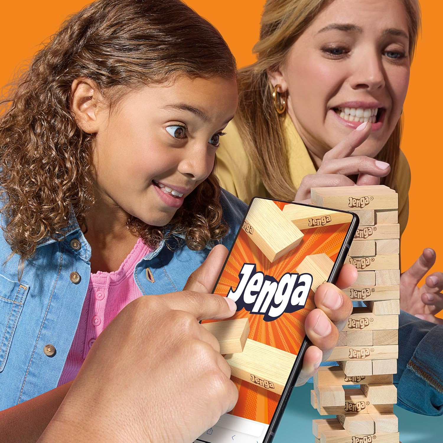 Hasbro Jenga Digital Die Game – Birthday Gift for Kids Ages 6+ and Family Game Night Pick