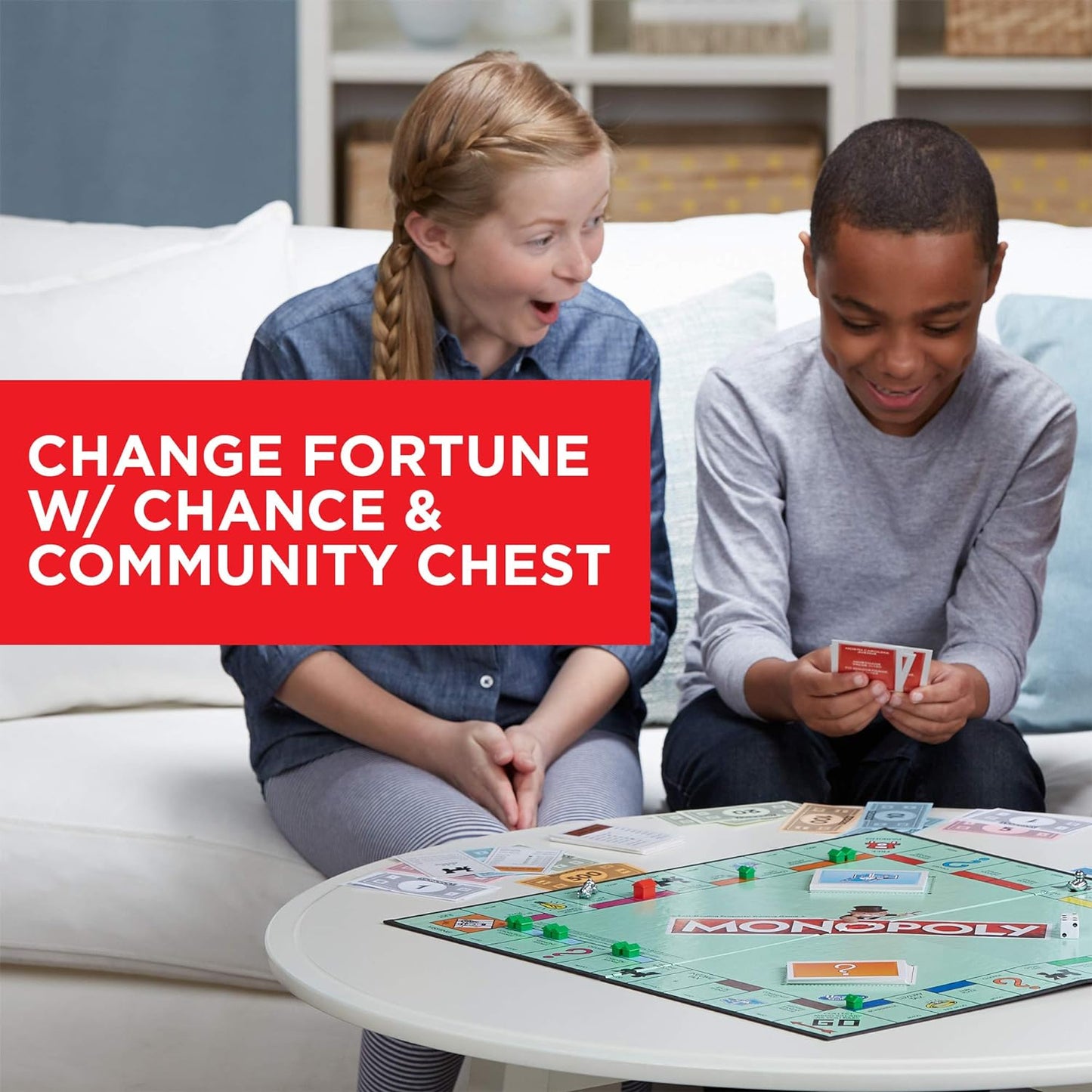 Hasbro Monopoly Board Game – Classic Family Indoor Activity for Kids Ages 8 and Up, 2 to 6 Players