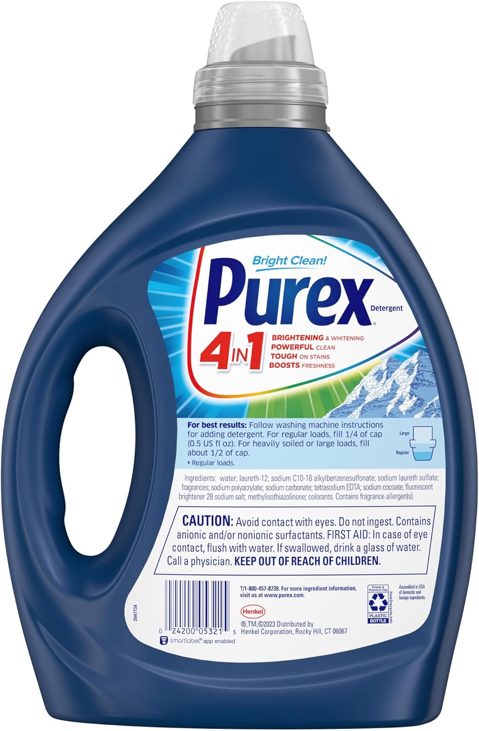 he-compatible formula safe for all washing machines and water temperatures