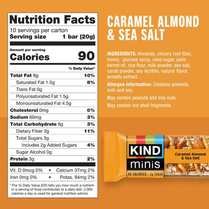 heart-healthy almonds listed as the first ingredient