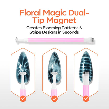 heart-shaped pattern capability via dedicated y-shaped metal guide accessory