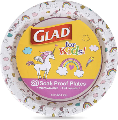 heavy-duty paper construction that resists bending under pizza, cake, and saucy foods
