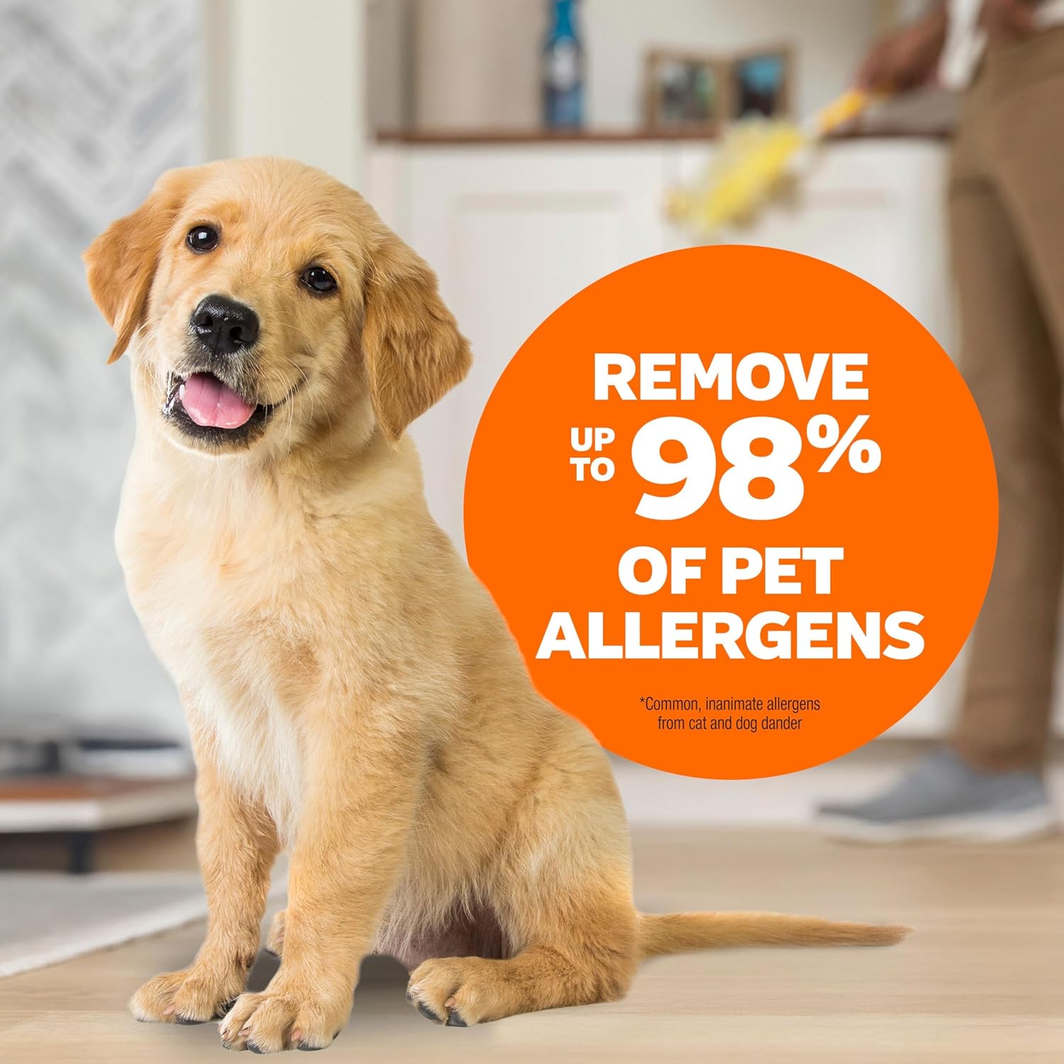 heavy duty pet-specific formulation designed for pet hair and dander