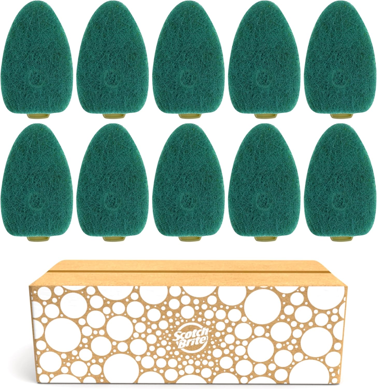 heavy-duty scrubbing fibers made from 100% recycled content
